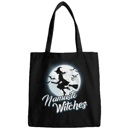 Namaste Witches Halloween Spooky Magic Yoga Ying Yang Zen Bags