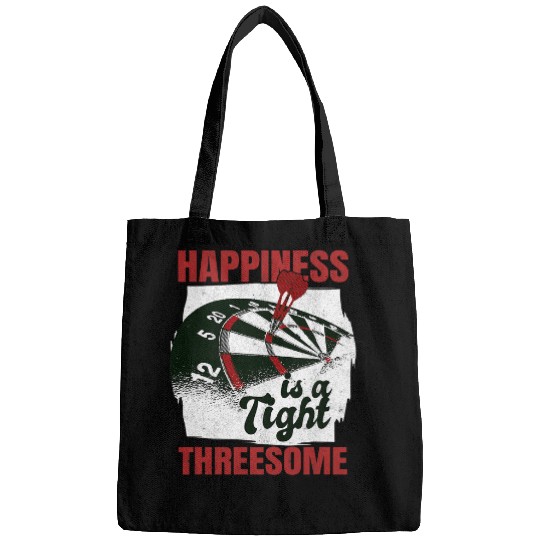 Happiness Is A Tight Threesome Dart Player Dart Team Darts Bags