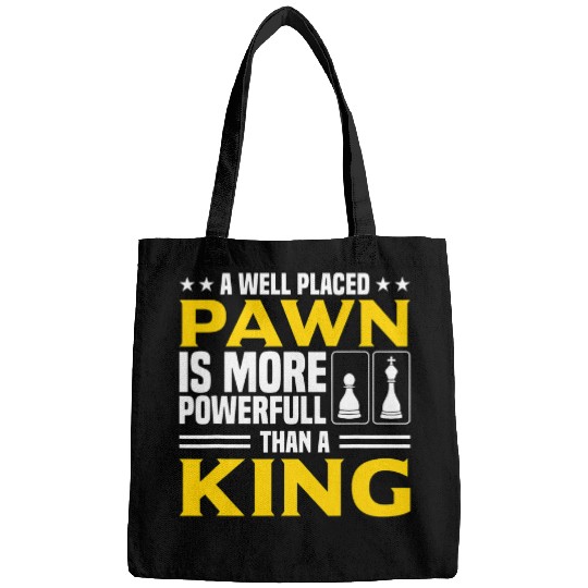 Well placed Pawn Chess player chess club chess Bags