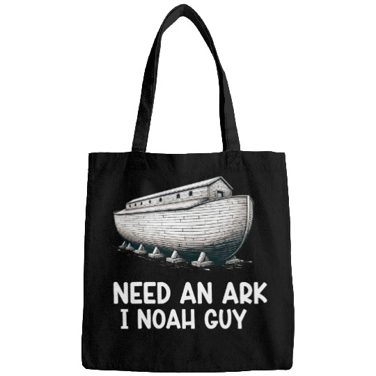 Need An Ark I Noah Guy Christian Funny Gifts Sketch Drawing 2 Bags