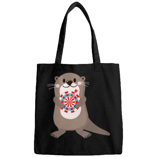 Darts Otter Funny Dart Board Otter Lover Dart Player Bags