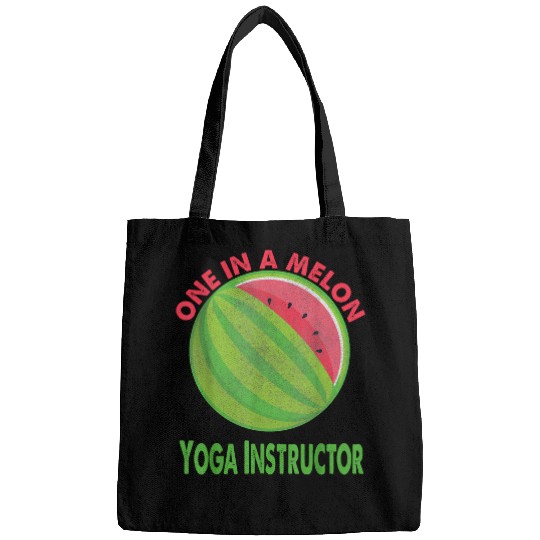 One in a Melon Yoga Instructor Watermelon Retirement Bags