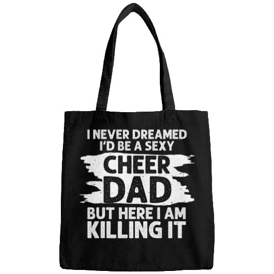 Funny Cheer Dad Gift For Men Cool Sexy Cheerleading Father 3 Bags