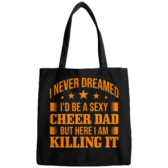 Funny Cheer Dad Gift For Men Cool Sexy Cheerleading Father 5 Bags