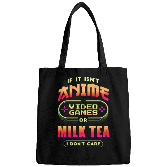 Anime Aesthetic Video Games Otaku Milk Tea Japan Anime Bags