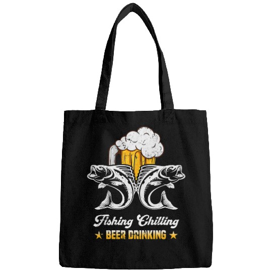 Mens Fishing Chilling Beer Drinking Trout Fishing Angler Bags