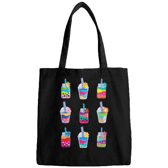 Bubble Milk Tea Lover Gift for Kawaii and Boba Tea Lovers Bags