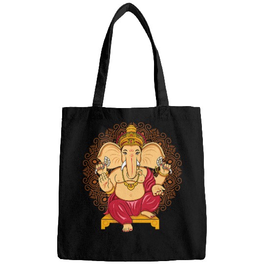 Ganesh Symbol Yoga Hindu Men Women Meditation Lover 5 Bags