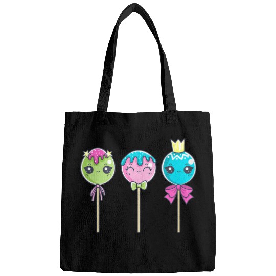 Cute Lollipop Faces Magic Candy Adorable Lovely Graphic Bags