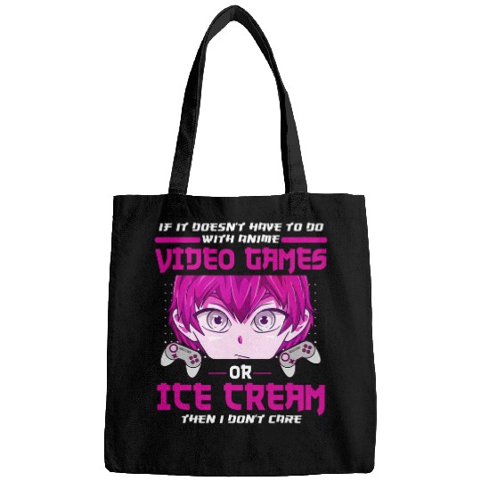 Anime Videogames or Ice Cream Gamer Popsicle Gaming Gelato Bags