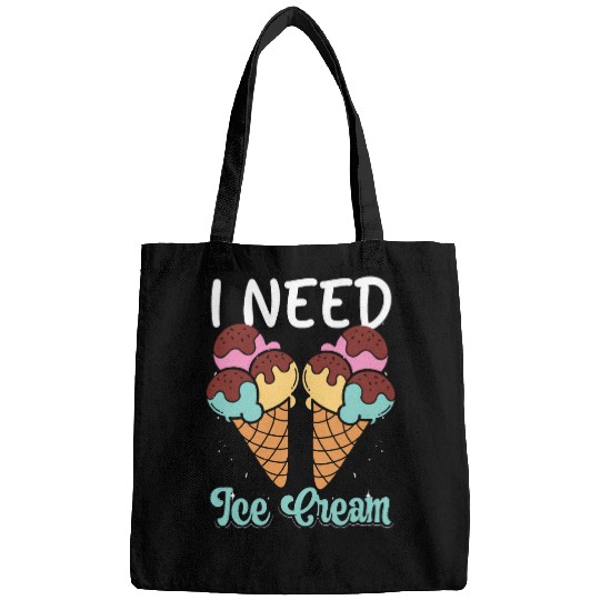 I Need Ice Cream Sherbet Gelato Ice Cream Taster Bags