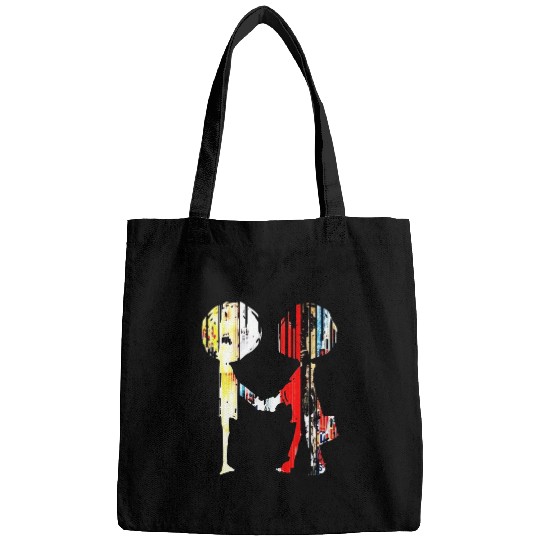 Shake hands in Black Radiohead Bags