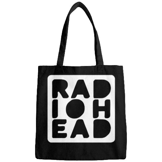 Radiohead Solid White Bags