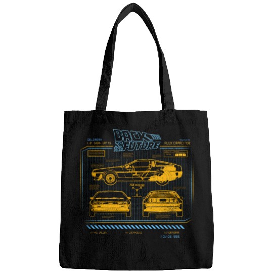 Back To The Future 35Th Anniversary Delorean Bags