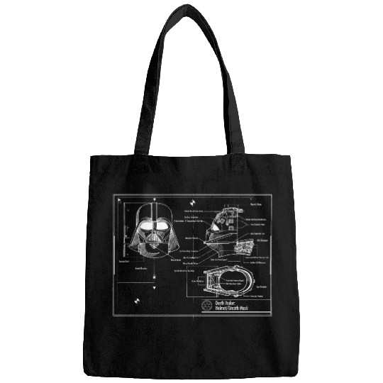 darth vader star wars blueprint Bags