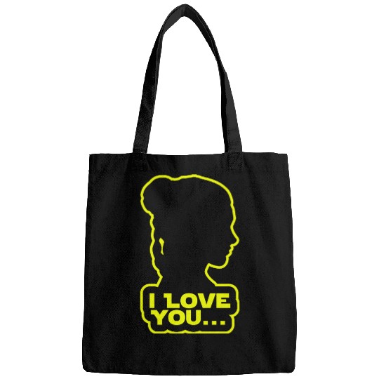 I love you, Princess Leia Bags