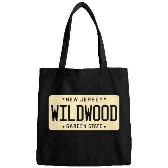 Wildwood New Jersey License Plate Bags