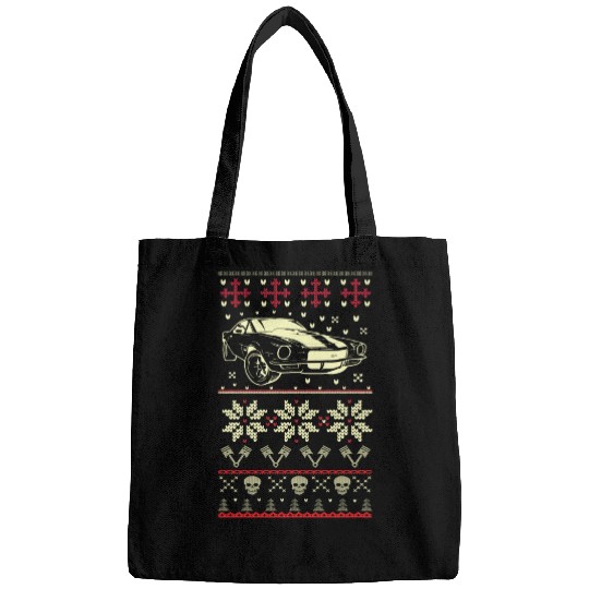 Camaro - Ugly Christmas Sweater for Camaro lover Bags