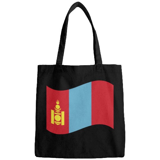 flag mongolia Bags