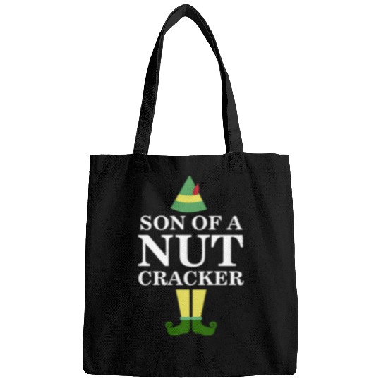 Funny Son of A Nutcracker Christmas Movie Quote Bags