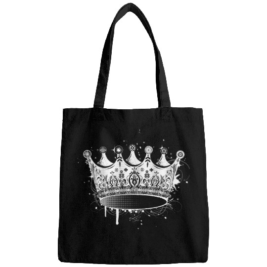 Crown in graffiti style Bags