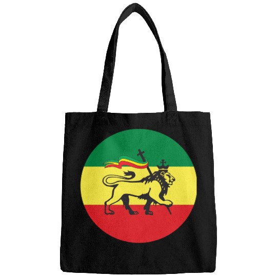 Lion of Judah - Flag of Ethiopia Rastafari Reggae Bags
