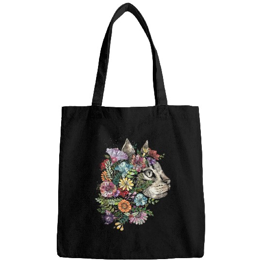 Flower Cat Bags