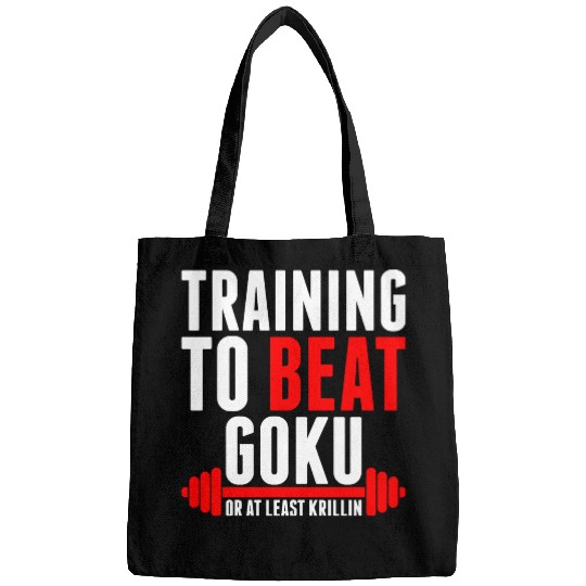 Training To Beat Goku Bags