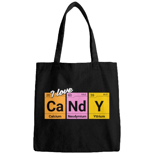Candy love periodic table of elements Bags