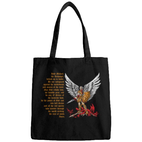 Saint Michael Bags for men prayer catholic church
