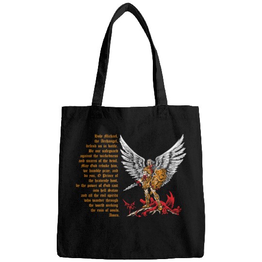 Saint Michael Bags for men prayer catholic church