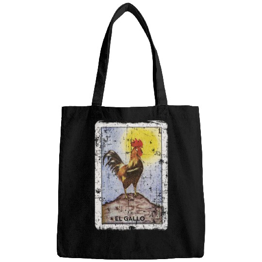 El Gallo Mexican Loteria Bingo Card Bags