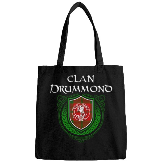 Drummond Surname Scottish Clan Tartan Crest Badge Bags