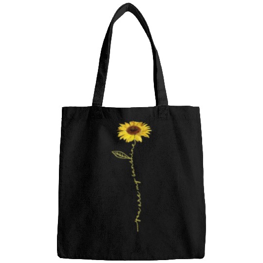 You Are My Sunshine Hippie Sunflower girlfriend Bags