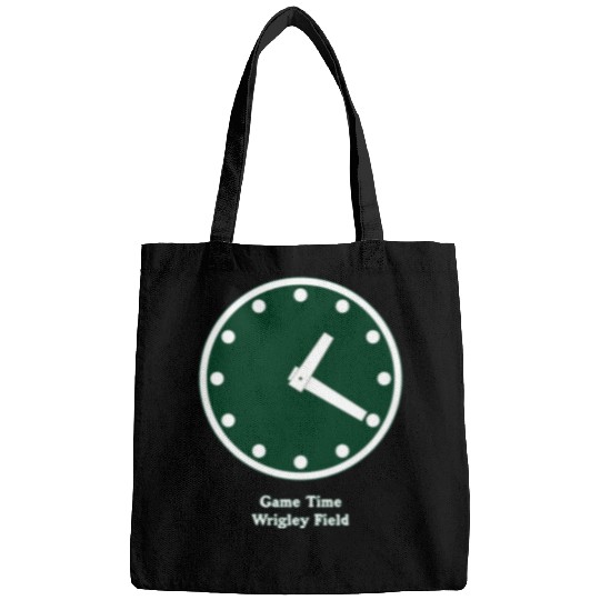 WRIGLEY FIELD SCOREBARD CLOCK IS CHICAGO CUBS GAME Bags