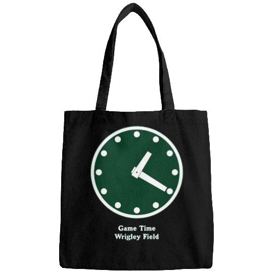 WRIGLEY FIELD SCOREBARD CLOCK IS CHICAGO CUBS GAME Bags