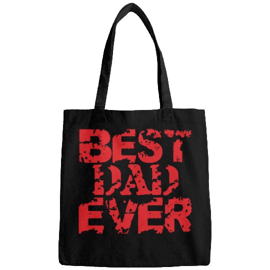 Red Best Dad Ever Bags
