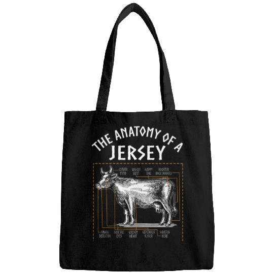 The anatomy of a jersey cow Bags Funny Cow Farm