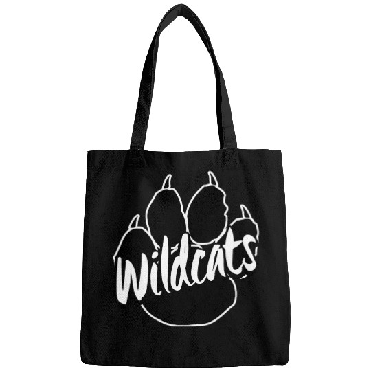 Wildcats Paw Print Back To School Spirit Mascot Bags