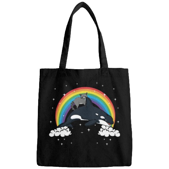 Raccoon Trash Panda Funny Orca Killer Whale Gift Bags