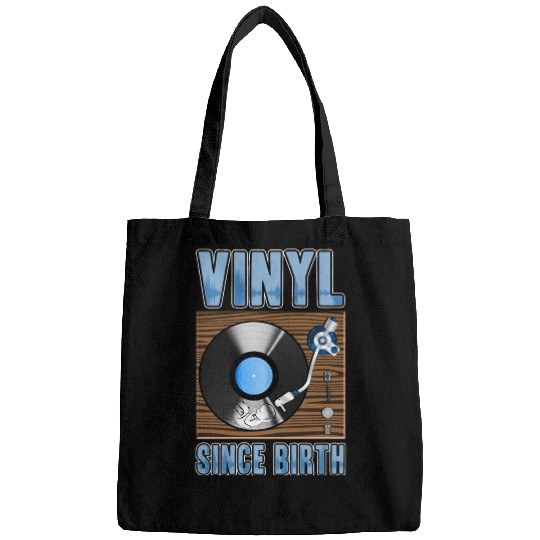 Vinyl Since Birth Retro Pride Turntable Record Bags