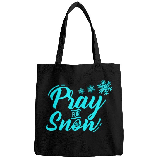 Pray for Snow Snow White Christmas Praying Bags