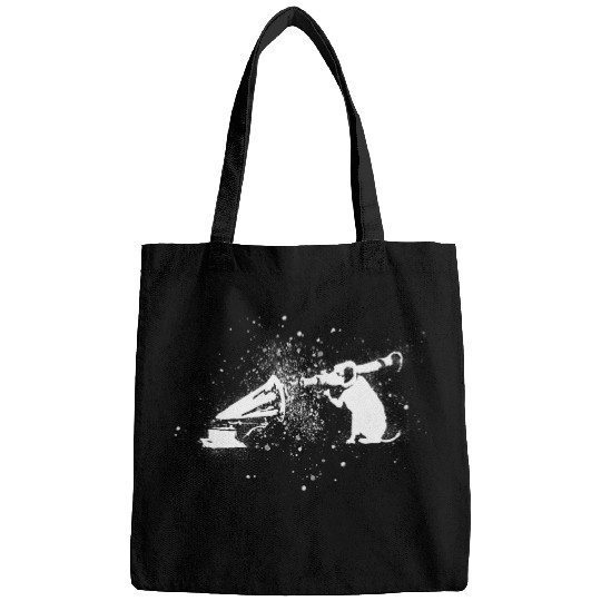 Banksy Rocket Dog HMV Splash Paint Artwork Bags