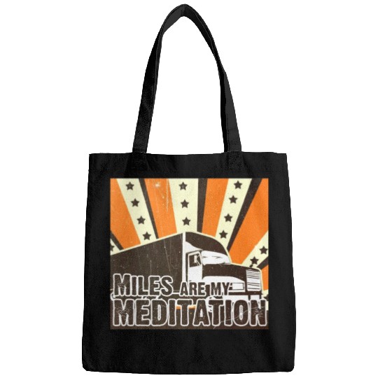 Truck Driver Load Miles Happy Trucker Road Runner Bags