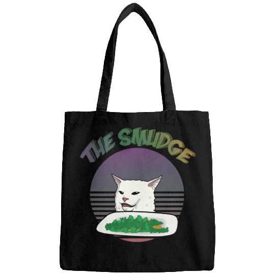 Smudge The Cat Meme Bags