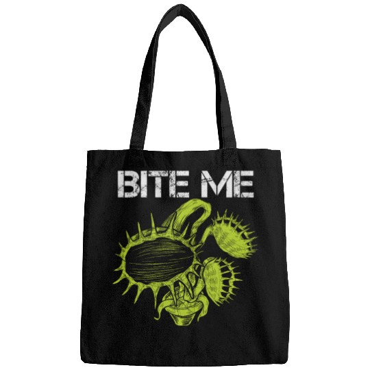 Carnivorous Plant Venus Fly Trap Lover Bite Me Bags