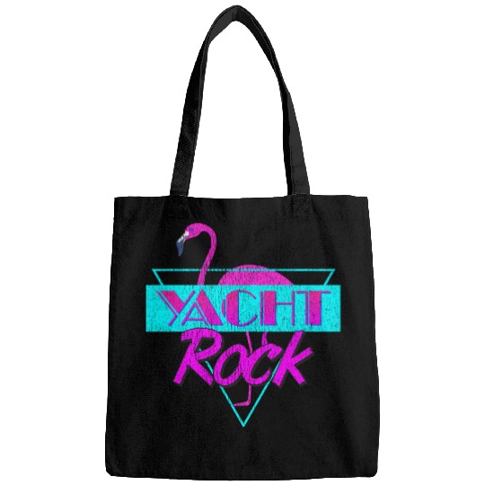 Yacht Rock Retro Flamingo Bags