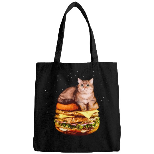 Hamburger Space Cat Funny Kitty Gift Bags
