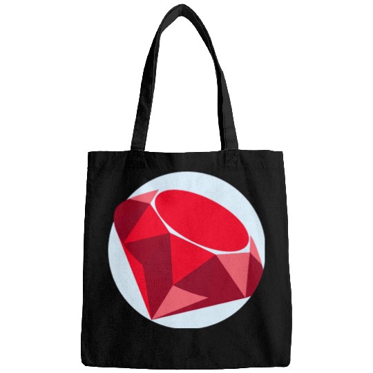 Elegant Ruby Geometric Pattern Bags