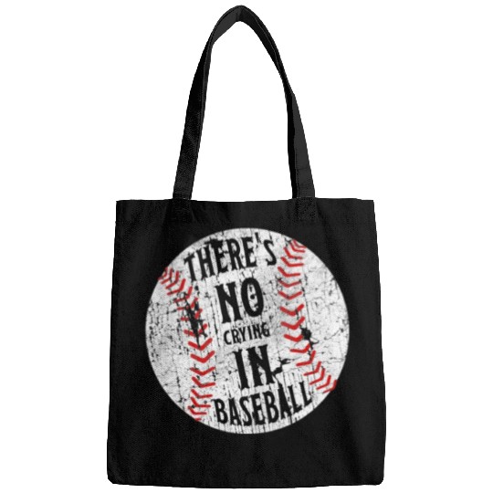 There's No Crying In Baseball I Love Sport Softba Bags